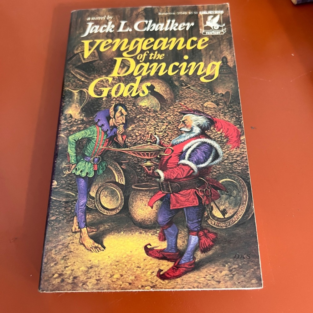 Vengeance of the Dancing Gods Jack L Chalker 1985 First Edition Fantasy Del Rey